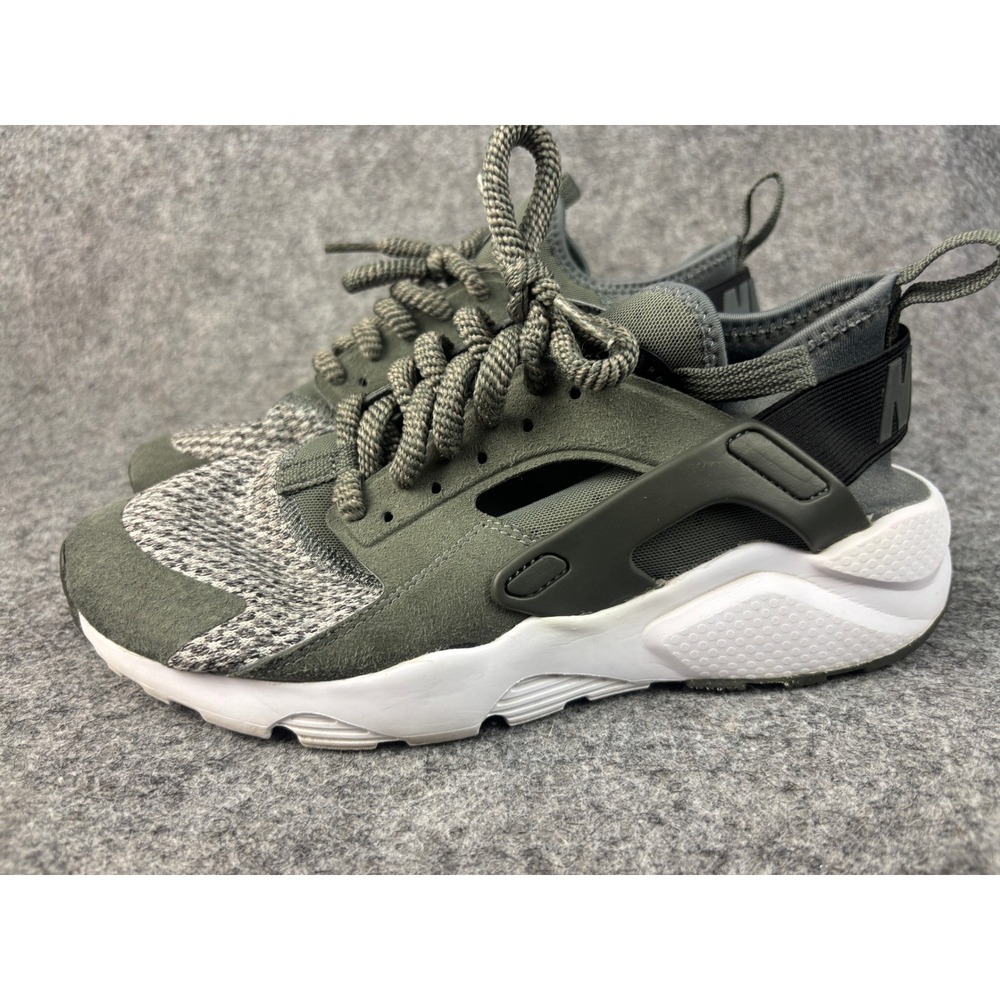 Nike Air Huarache Run Ultra Kids Size 6Y Green Knit Athletic Sneakers 942121-005